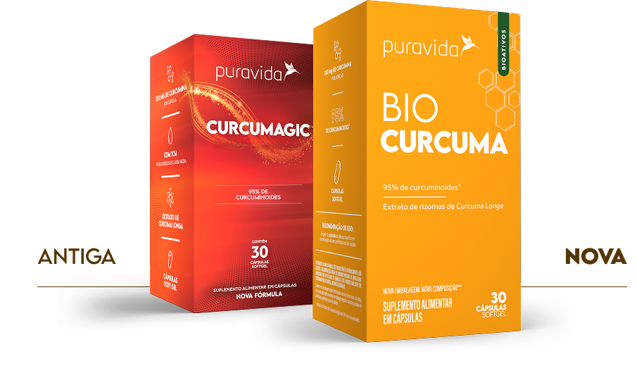 Curcumagic agora é Bio Curcuma
